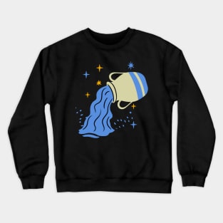 Zodiac Signs - Horoscope - Astrology - Aquarius Crewneck Sweatshirt